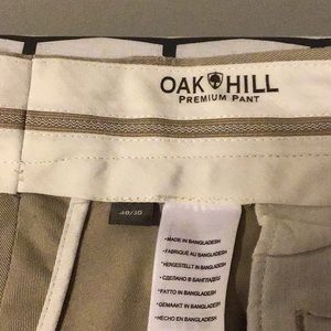 Oak Hill Mens dress pants size 48/30 Beige/Creme